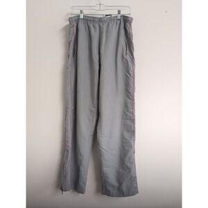 Cheetah Jogging Pants Womens L 80/90s Pink Gray‎ Vintage Mervyns Pockets Workout
